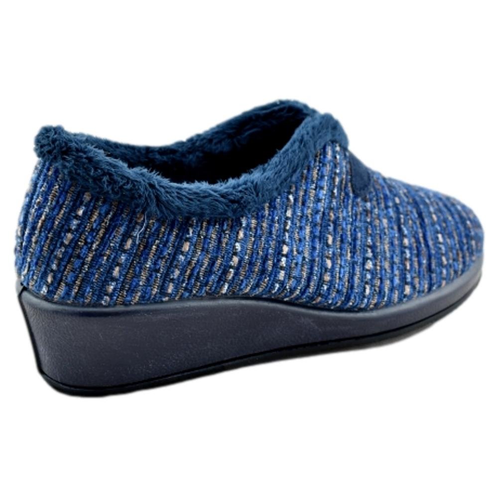 ZAPATILLAS DE CASA CON CUÑA Y FORRO DE PELO CALENTITO - Imagen 3