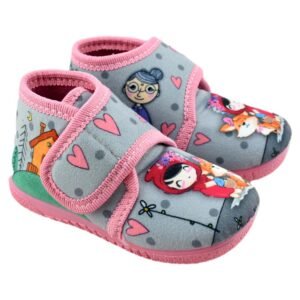 ZAPATILLAS DE CASA TIPO BOTA  Y MOTIVO DEL CUENTO DE CAPERUCITA 280429