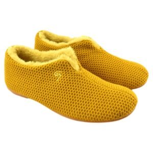 ZAPATILLA DE CASA CON PLANTILLA DE LATEX EXTRAIBLE Y FORRADA DE PELO MUY SUAVE. 080705