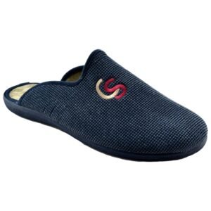 Zapatillas de casa con tejido suave y piso de goma. 982399
