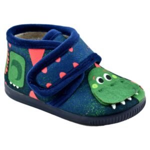 ZAPATILLAS DE CASA TIPO BOTA CON CIERRE DE tira adhesiva 216747