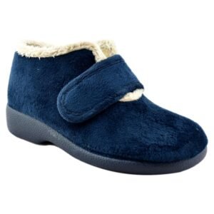 Bota de paño con tira adhesiva ajustable y piso de goma 678959