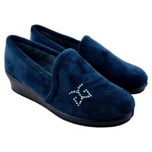 Zapatillas de casa cerradas con cuña 841015