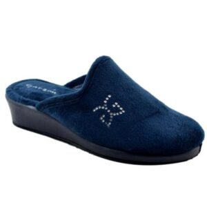 Zapatillas de casa con cuña y tejido muy suave 355825