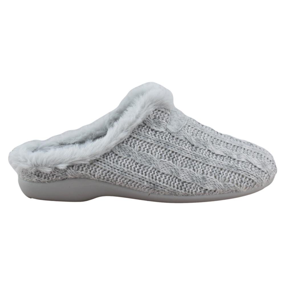 Zapatillas de casa de lana con forro de pelo y plantilla de látex 966337 - Imagen 2