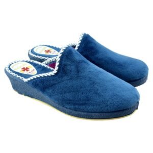 Zapatillas de casa destalonadas con cuña 952454