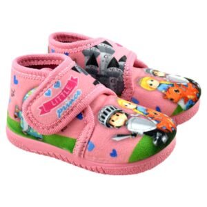 Zapatillas de casa con tira adhesiva. Princesa y Caballero 886634