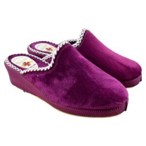 Zapatillas de casa destalonadas con cuña 175167