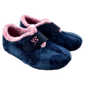 Zapatillas de casa con cierre adherente y tejido muy suave 902471