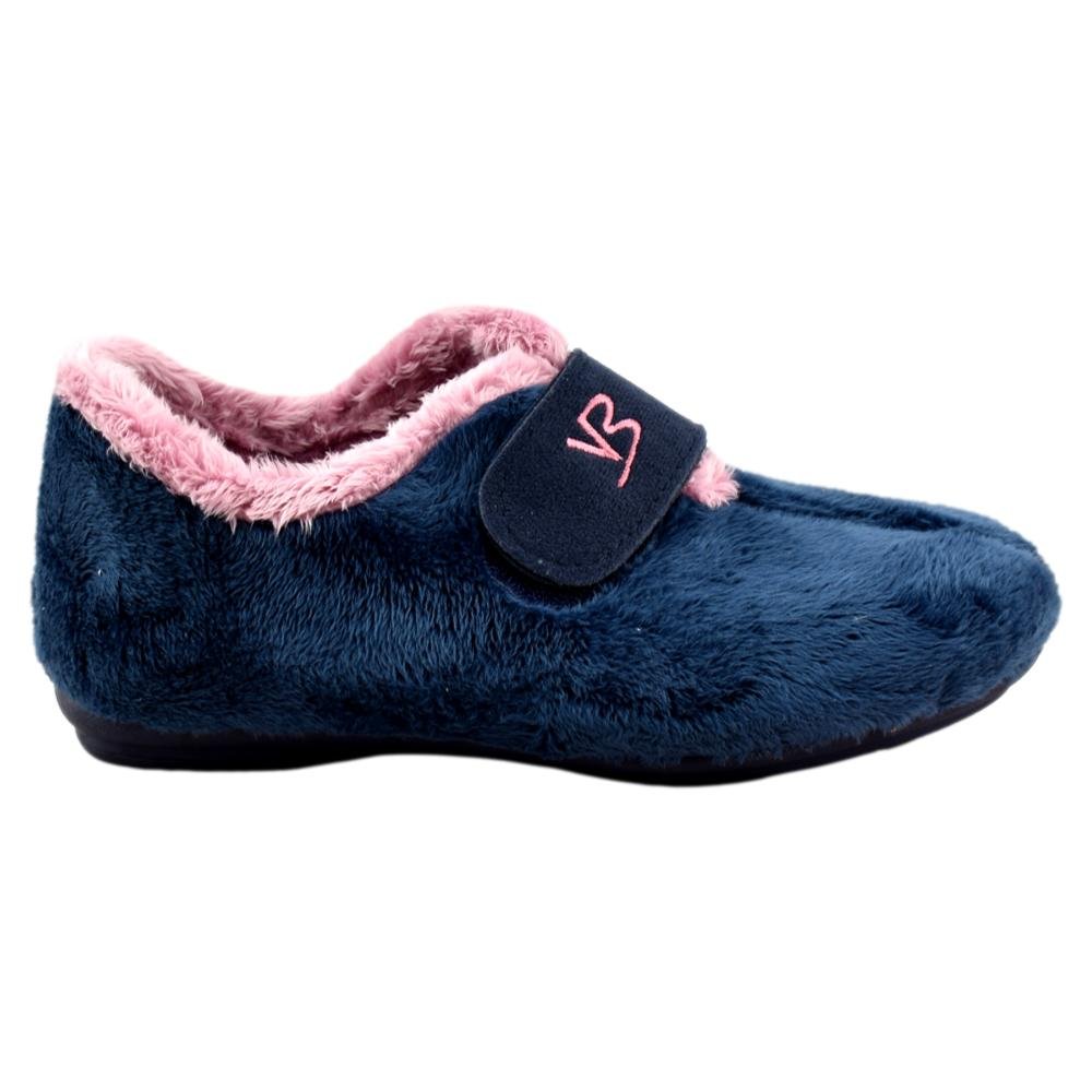 Zapatillas de casa con cierre adherente y tejido muy suave 902471 - Imagen 2