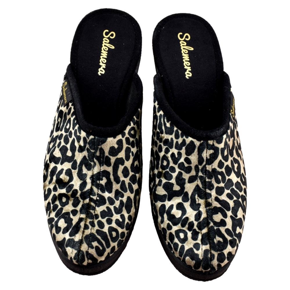 Zapatillas de casa con cuña alta animal print 477152 - Imagen 2