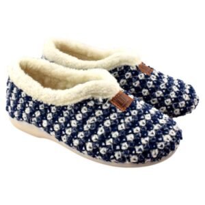 Zapatillas de casa de lana forradas de pelo muy cálidas 522750