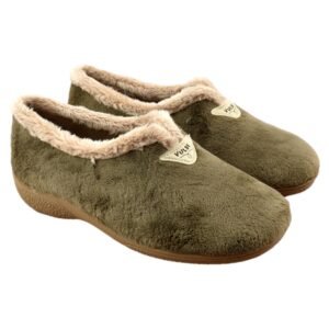 Zapatillas de casa anchas con tejido muy cálido 157194