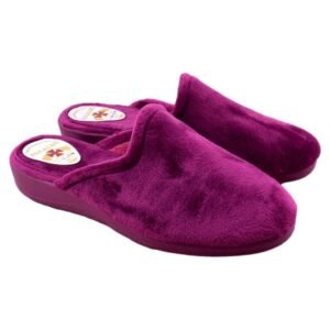 Zapatillas de casa destalonadas con cuña 700994