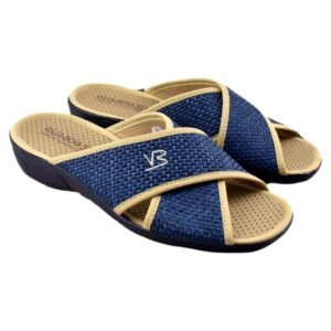 Zapatillas de casa de tiras cruzadas 407759