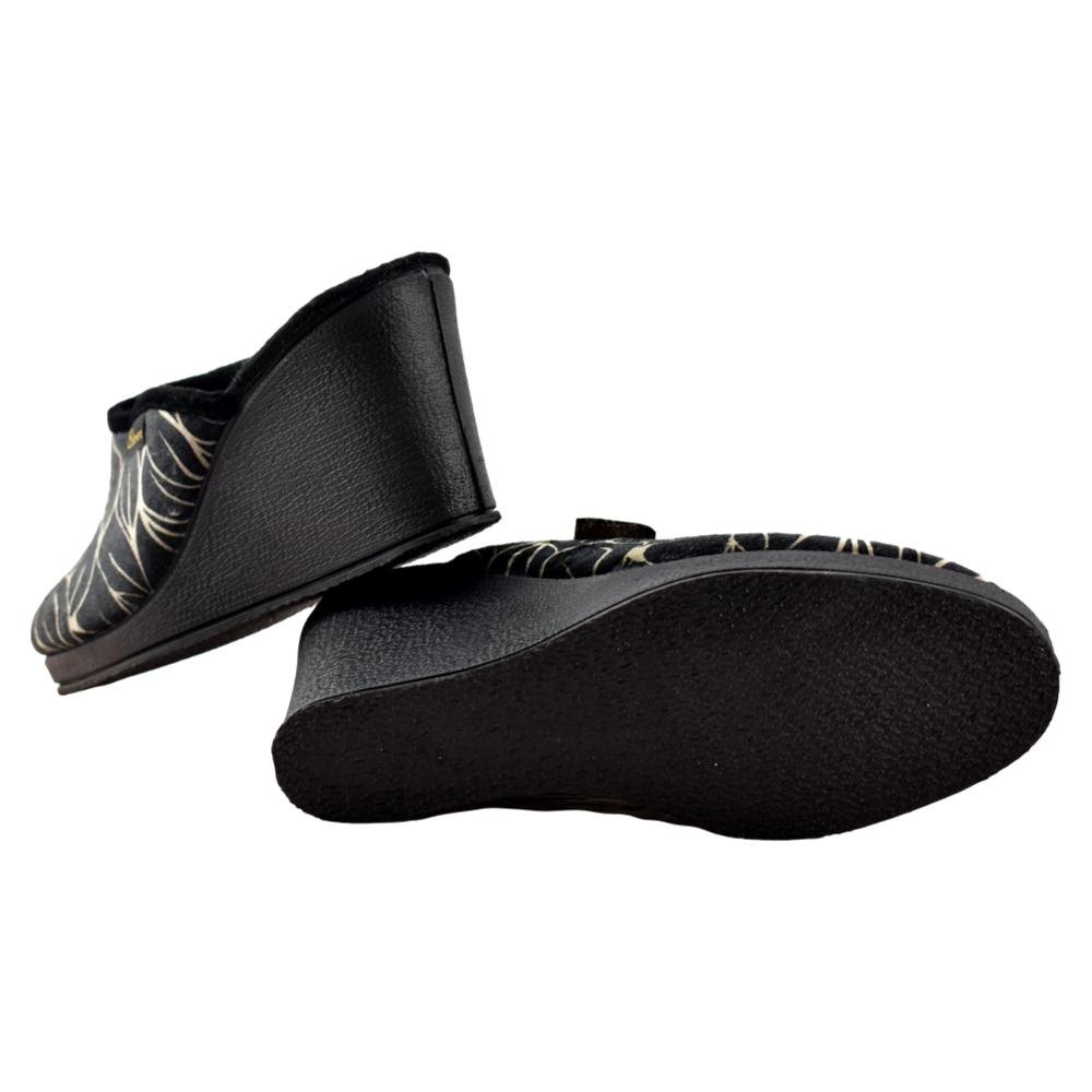 Zapatillas de casa con cuña alta 007683 - Imagen 2