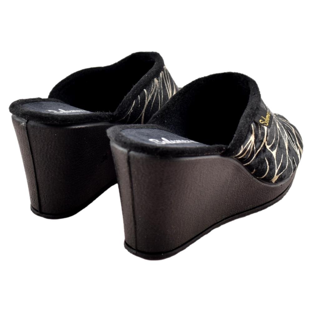 Zapatillas de casa con cuña alta 007683 - Imagen 4