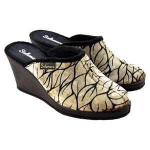 Zapatillas de casa con cuña alta 631974