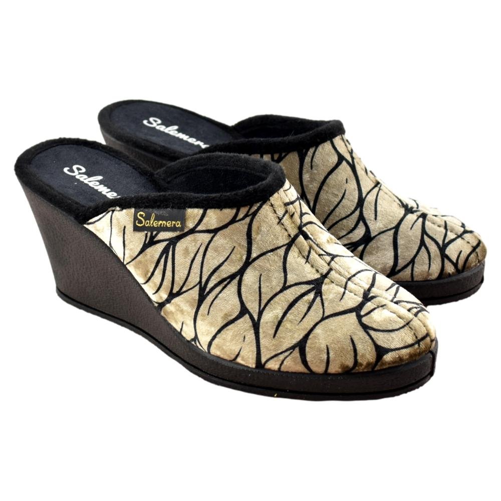 Zapatillas de casa con cuña alta 631974