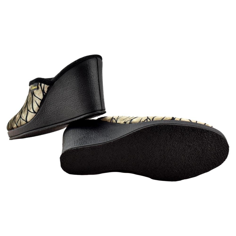 Zapatillas de casa con cuña alta 631974 - Imagen 2