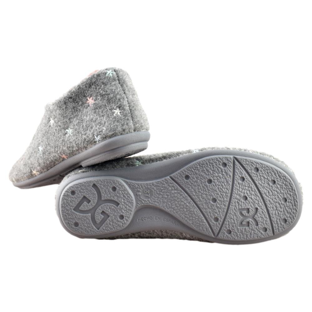 Zapatillas de casa con plantilla de látex extraíble y forrada de pelo muy suave 754128 - Imagen 2