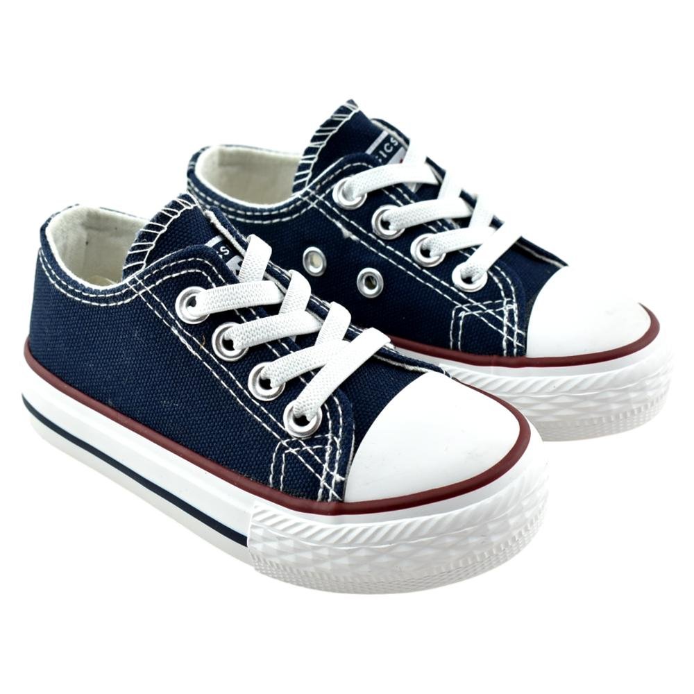 ZAPATILLAS DE LONA CON PUNTERA Y CORDÓN ELÁSTICO