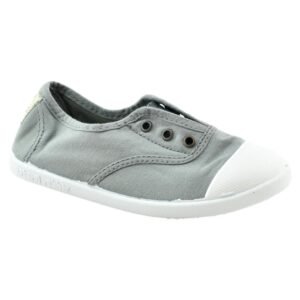 ZAPATILLAS DE LONA CON PUNTERA Y PISO DE GOMA