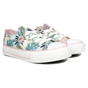 Zapatillas de lona estampada print floral 596205