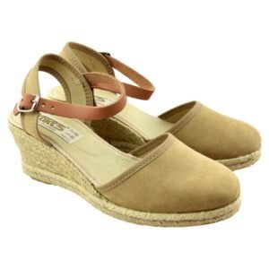 Zapatillas de esparto con cuña  263526