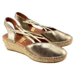 Alpargata de cuña baja con elásticos 986279