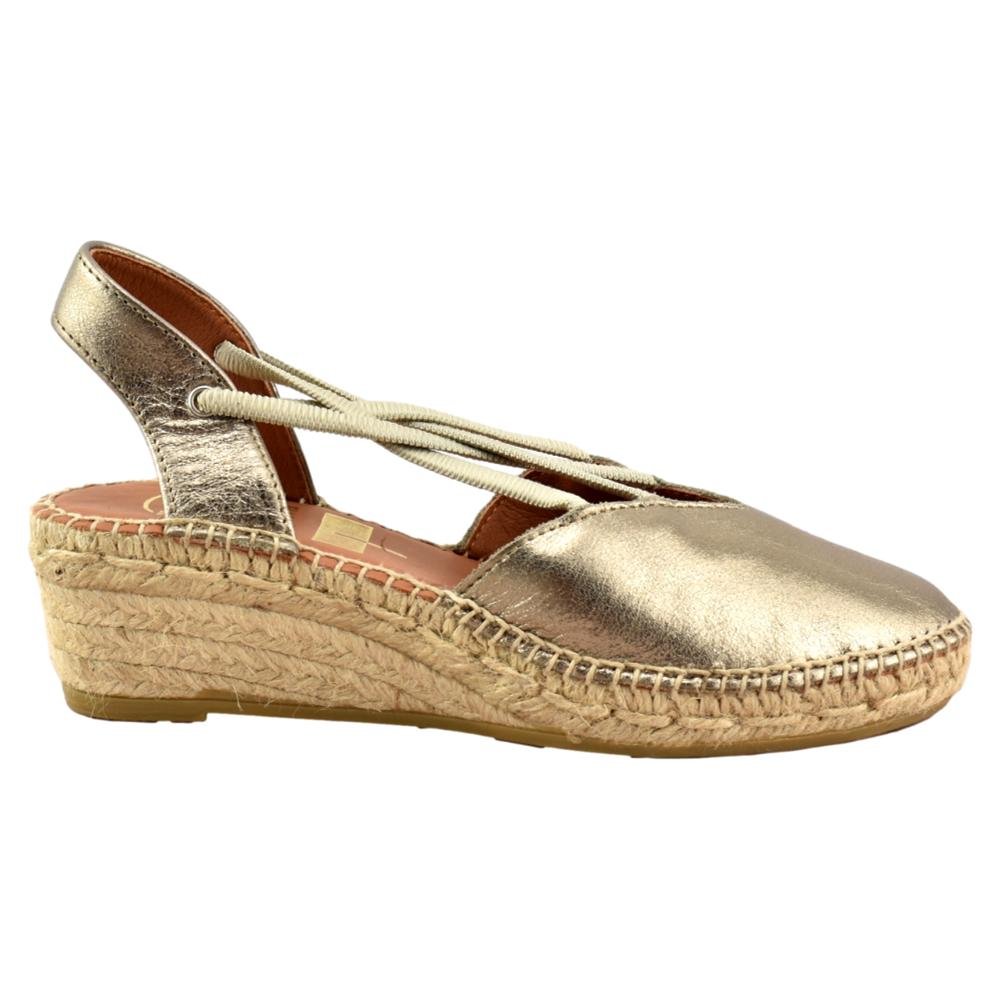 Alpargata de cuña baja con elásticos 986279 - Imagen 2