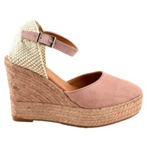 Alpargata de esparto tipo valenciana con cuña y plataforma 536009