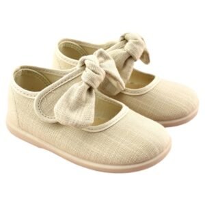 Mercedes de lona con cierre adhesivo y lazo extraíble 063662