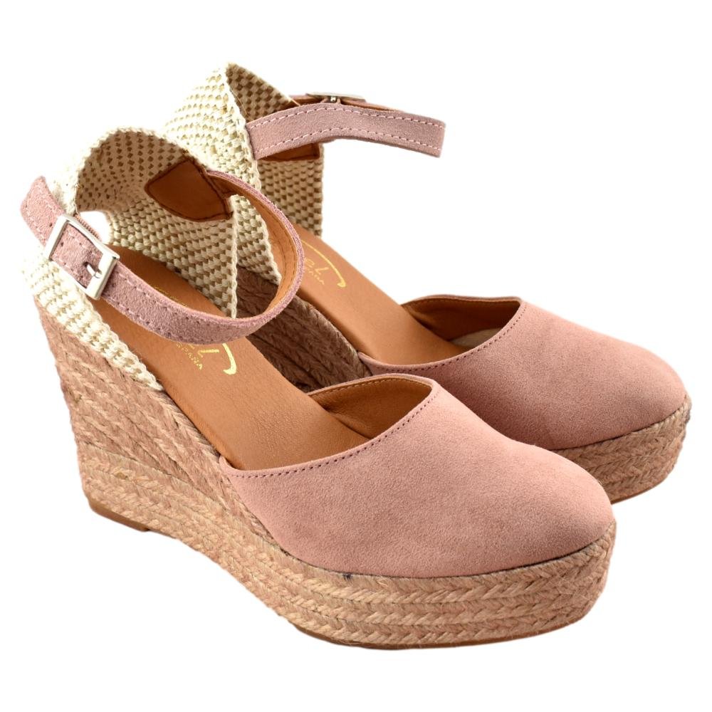 Alpargata de esparto tipo valenciana con cuña y plataforma 536009 - Imagen 3