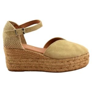 Alpargata de esparto tipo valenciana con cuña y plataforma 268392