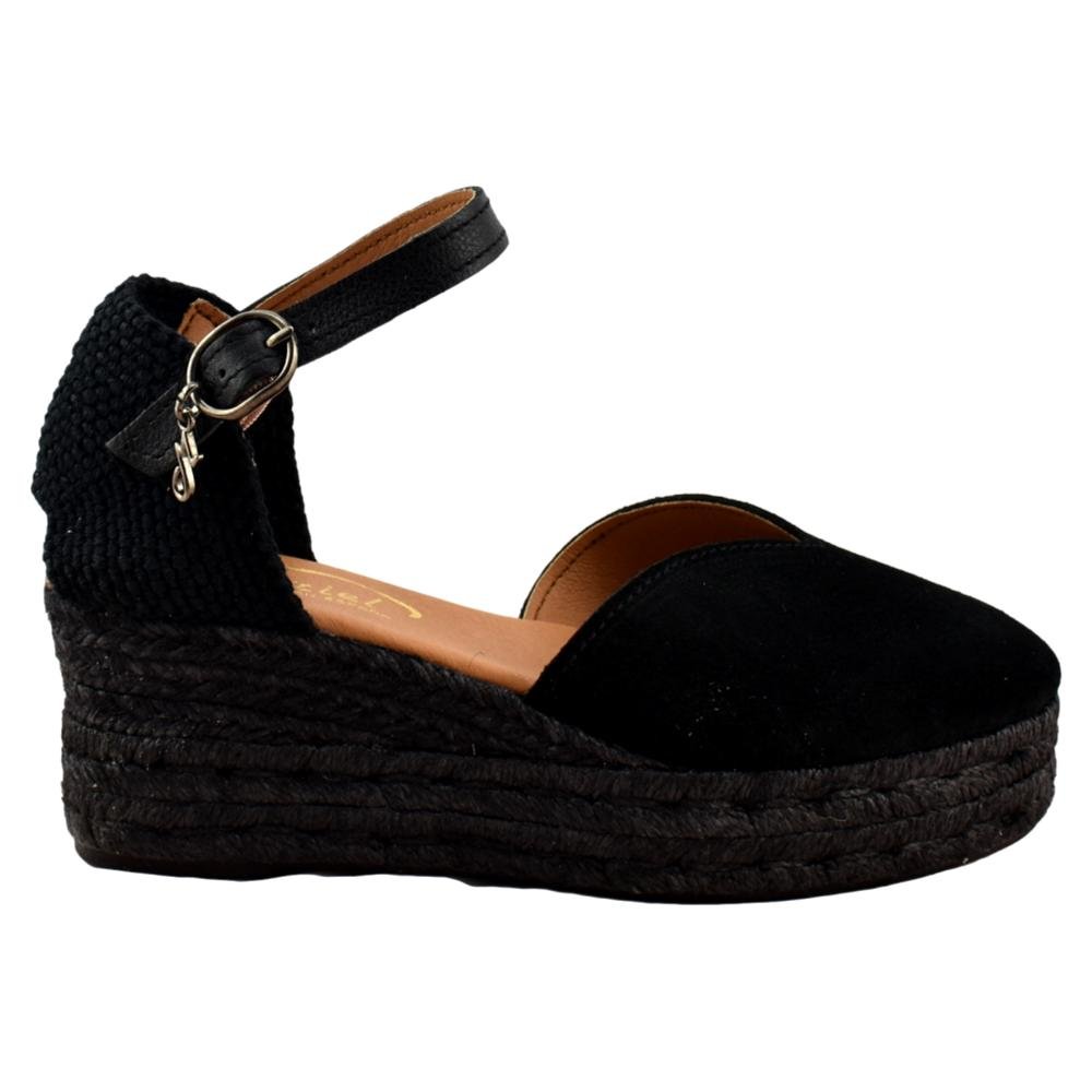 Alpargata de esparto tipo valenciana con cuña y plataforma 215964