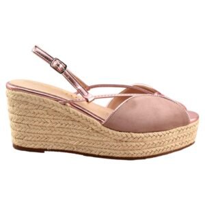 Alpargatas de esparto con cuña y plataforma 736477