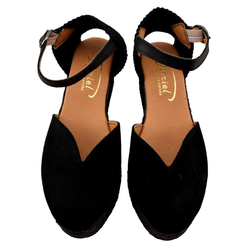 Alpargata de esparto tipo valenciana con cuña y plataforma 215964 - Imagen 5