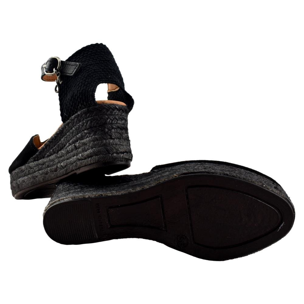 Alpargata de esparto tipo valenciana con cuña y plataforma 215964 - Imagen 2