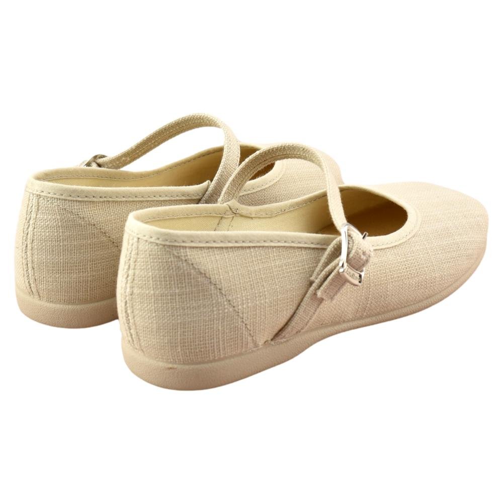 Mercedes de lona con cierre de hebilla 228857 - Imagen 4