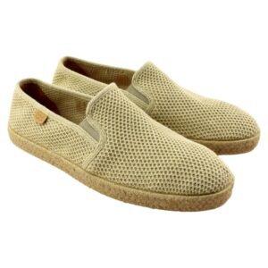 Zapatillas de esparto de rejilla con elásticos laterales 264158