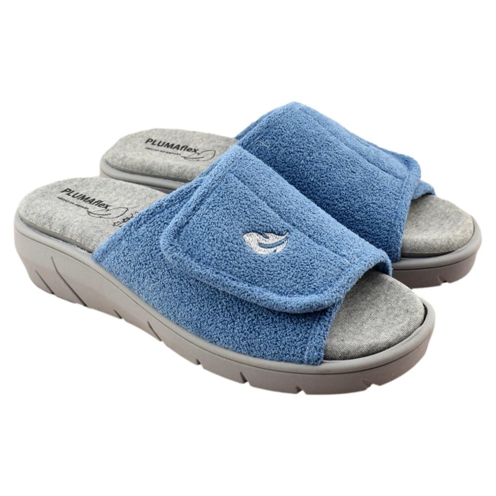 Zapatillas ancho especial con cierre adhesivo y plantilla acolchada 282266