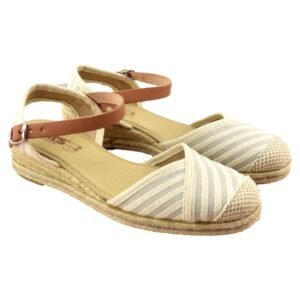 Alpargatas de esparto con cierre de hebilla 701942