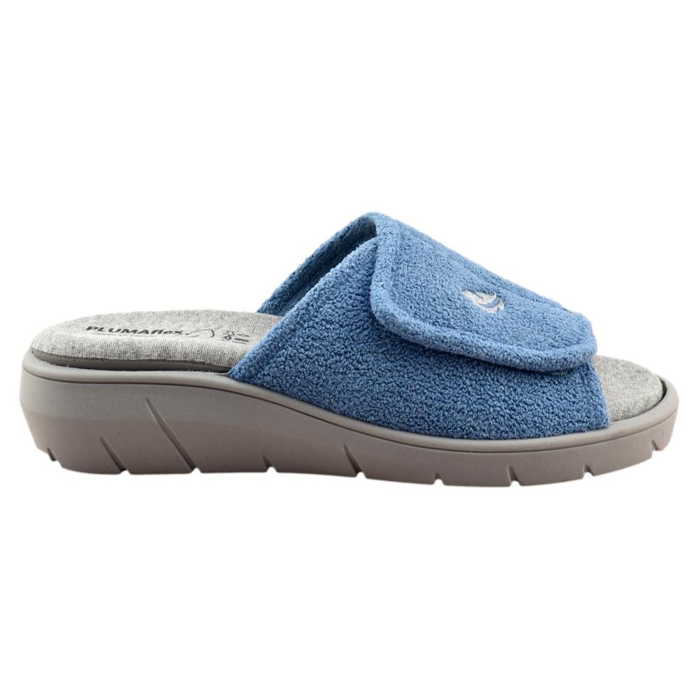 Zapatillas ancho especial con cierre adhesivo y plantilla acolchada 282266 - Imagen 3