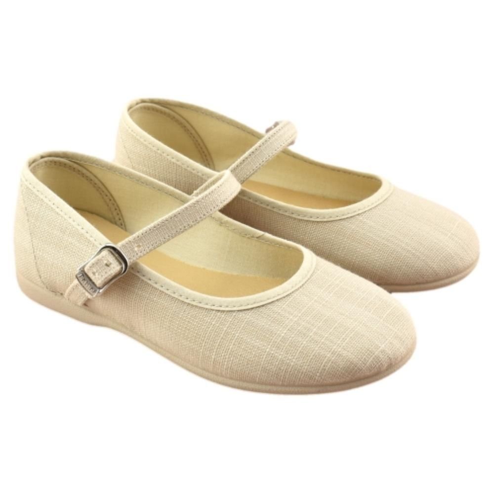 Mercedes de lona con cierre de hebilla 228857