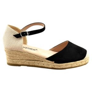 Alpargata con cuña de esparto y planta acolchada 682650