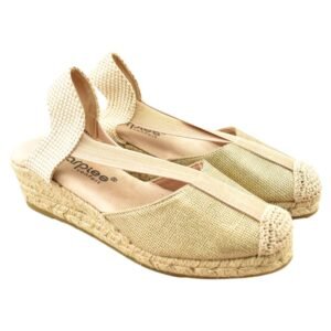 Alpargatas de esparto con elásticos. Plantilla acolchada. 341200