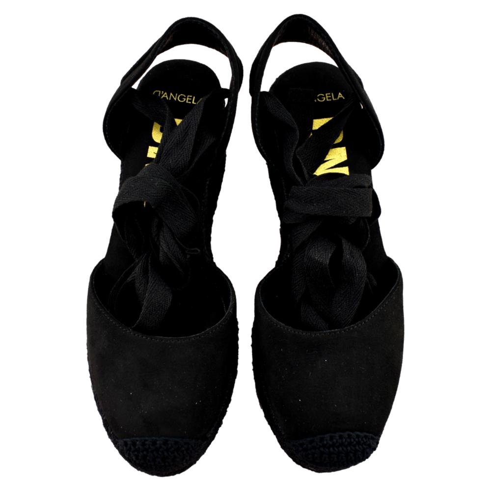 Alpargatas de cuña con cierre de cinta 090960 - Imagen 3