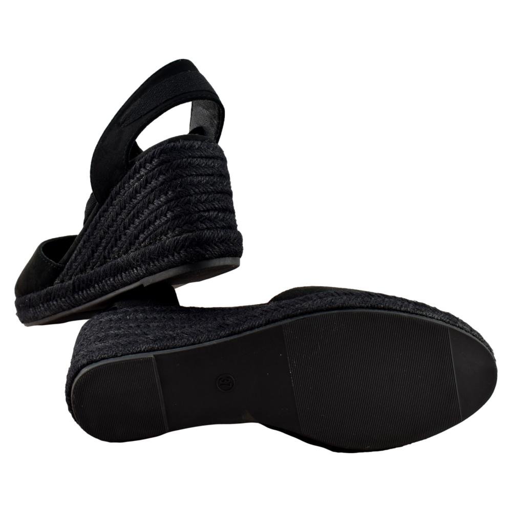 Alpargatas de cuña con cierre de cinta 090960 - Imagen 2