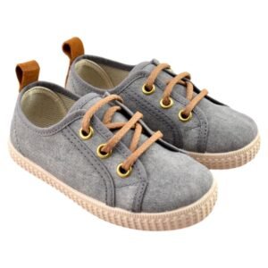 Zapatillas de lona con cierre de cordones 327904